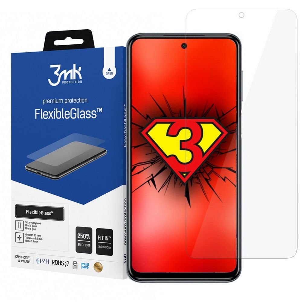 3MK Xiaomi Redmi Note 10 Pro 0.30mm 7H Anti Fingerprint Flexible Tempered Glass Ευλύγιστο Αντιχαρακτικό Γυαλί Οθόνης - Clear