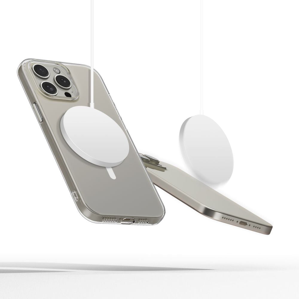 Tech - Protect iPhone 15 Pro Flexair Θήκη Σιλικόνης TPU με MagSafe - Διάφανη
