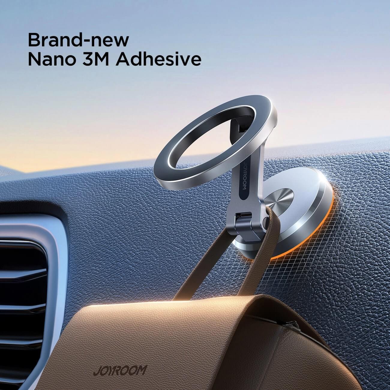Joyroom Universal MagSafe Μαγνητική Βάση για το Ταμπλό του Αυτοκινήτου - Dark Grey - JR - ZS403