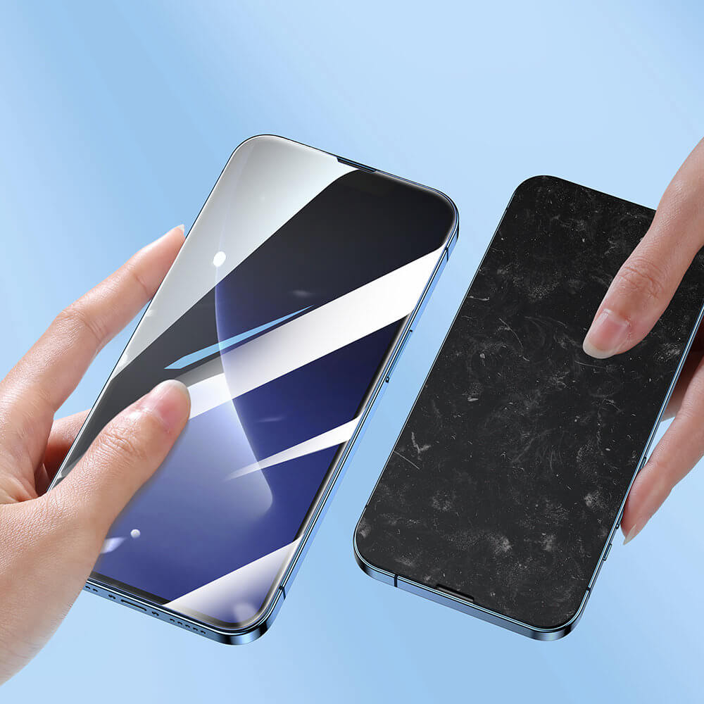Joyroom iPhone 14 Easy Fit Full Screen Tempered Glass Αντιχαρακτικό Γυαλί Οθόνης 9H - Διάφανο - JR - DH09