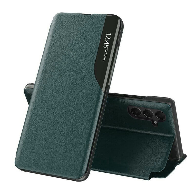 Techsuit Samsung Galaxy S25 - eFold Series - Θήκη Βιβλίο - Dark Green