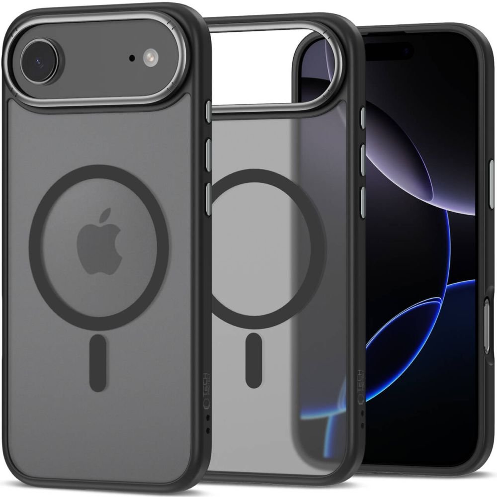 Tech - Protect iPhone Air MagEdge - Σκληρή Θήκη με Πλαίσιο Σιλικόνης και MagSafe - Matte Black / Gunmetal