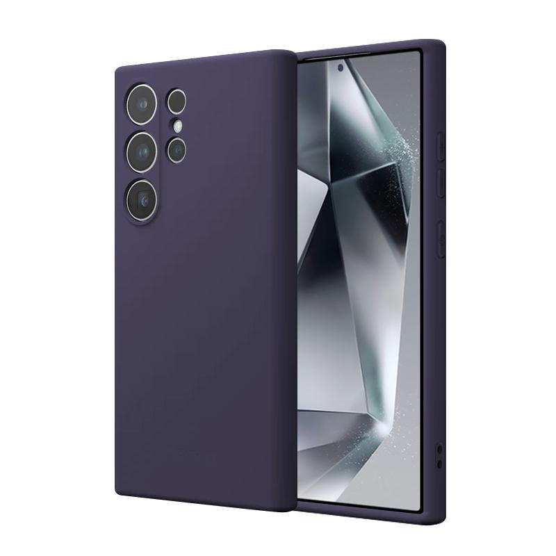 Crong Samsung Galaxy S24 Ultra Cover Θήκη Σιλικόνης - Purple