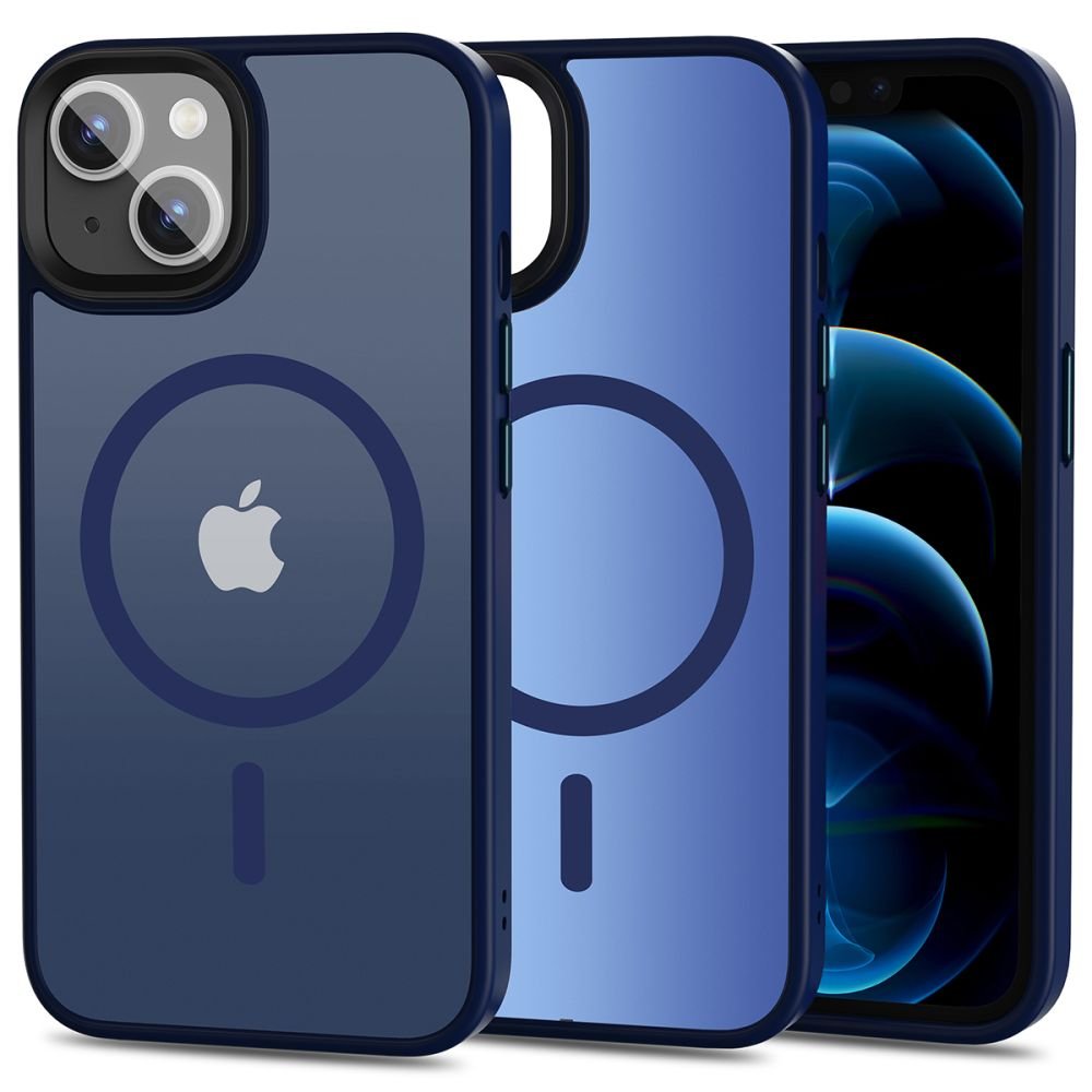 Tech - Protect iPhone 13 MagMat Σκληρή Θήκη με Πλαίσιο Σιλικόνης και MagSafe - Matte Navy