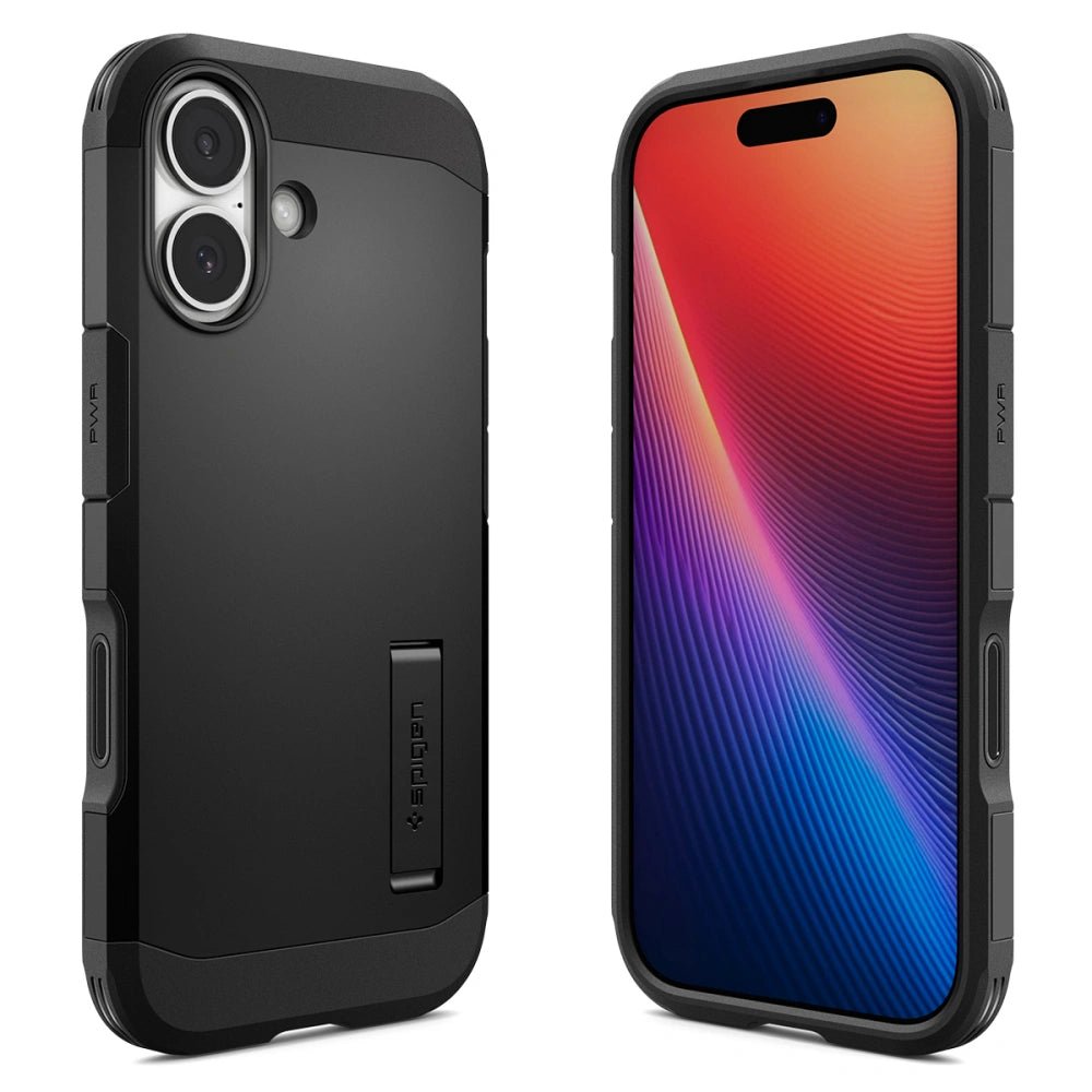 Spigen iPhone 17 - Tough Armor T Mag - MagSafe Σκληρή Θήκη με Πλαίσιο Σιλικόνης και Σταντ - Black