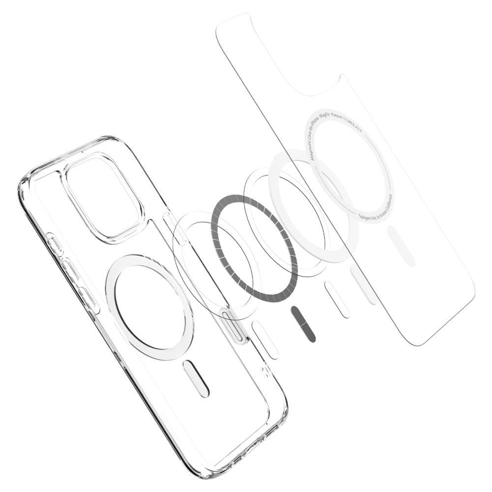 Spigen iPhone 16 Pro Max Ultra Hybrid T Mag Σκληρή Θήκη με Πλαίσιο Σιλικόνης με MagSafe - White