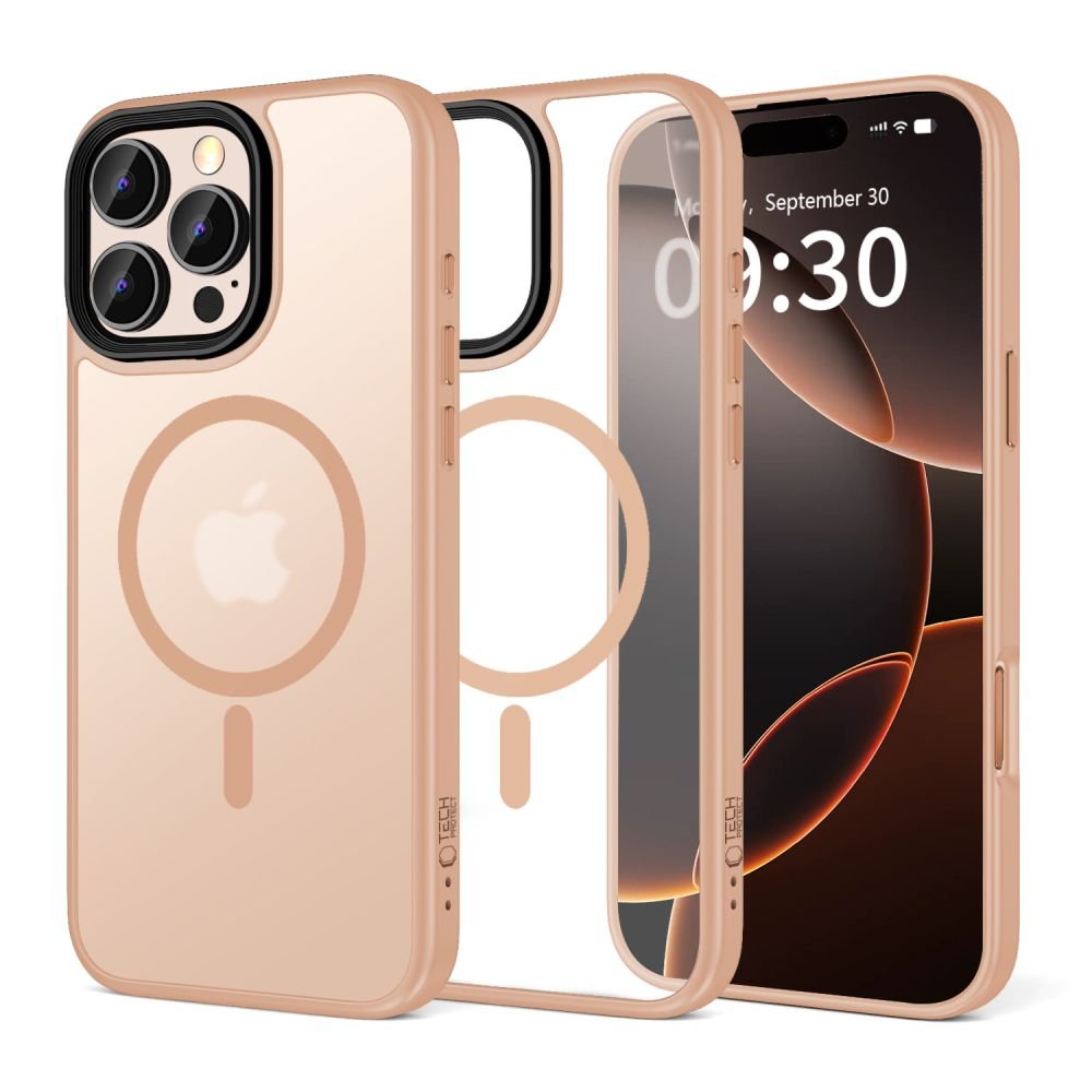 Tech - Protect iPhone 16 Pro Max MagMat Σκληρή Θήκη με Πλαίσιο Σιλικόνης και MagSafe - Desert