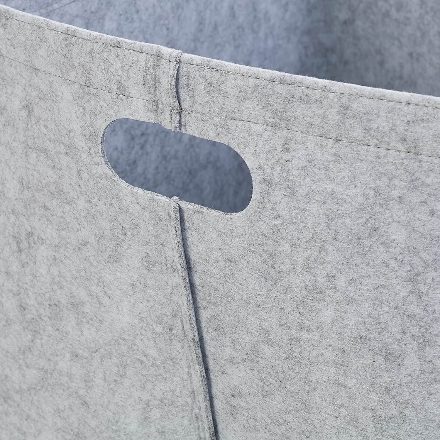 Relaxdays Παιδικό Καλάθι Αποθήκευσης από Τσόχα - Panda - Grey - 4052025353728