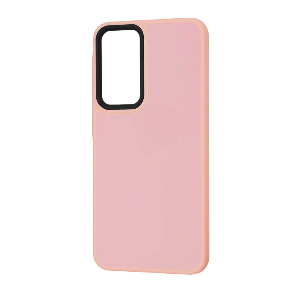 Techsuit Samsung Galaxy A36 5G - HaloFrost Series - Σκληρή Θήκη με Πλαίσιο Σιλικόνης - Dreamy Pink