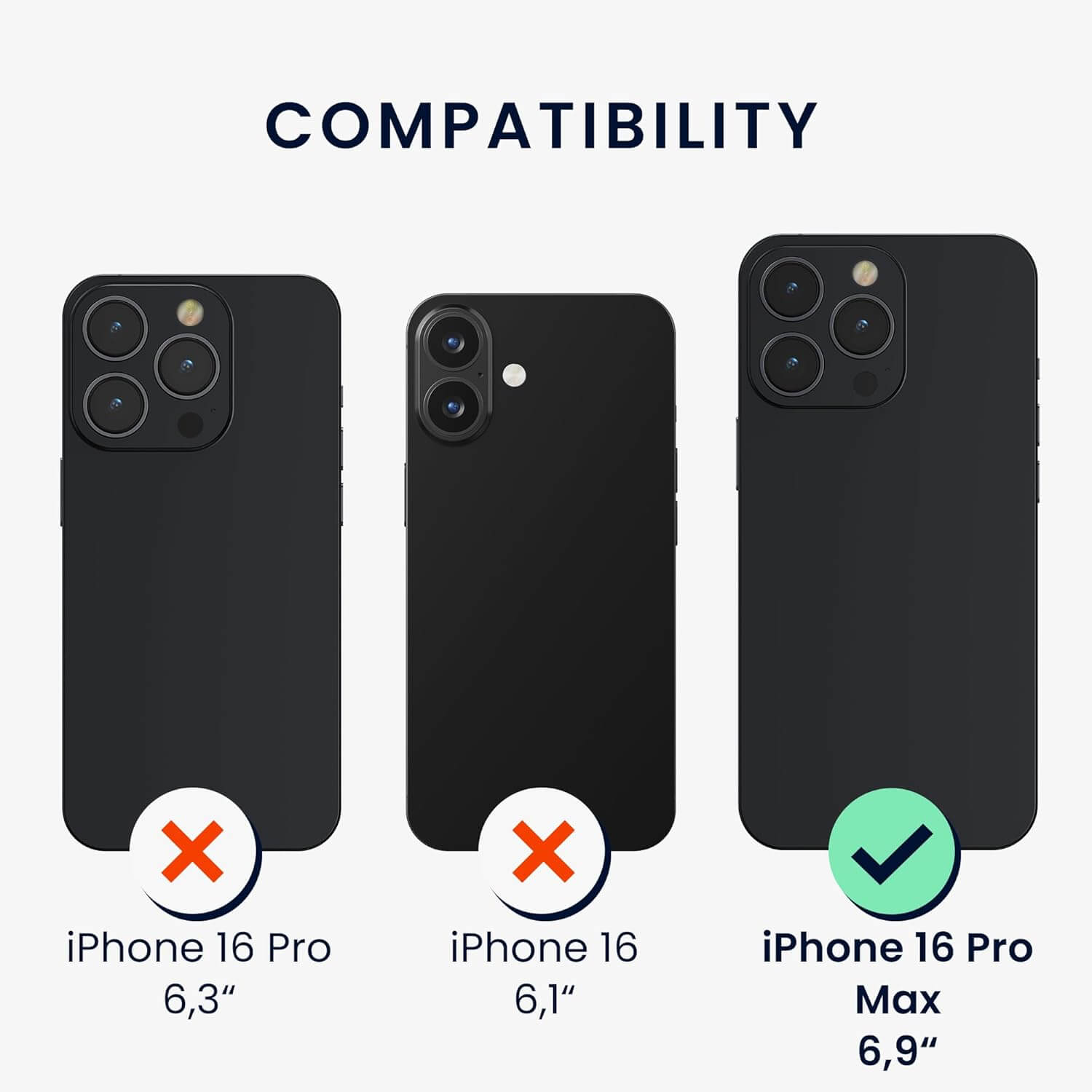KW iPhone 16 Pro Max Θήκη από Φυσικό Ξύλο Design Navigational Compass - Dark Brown