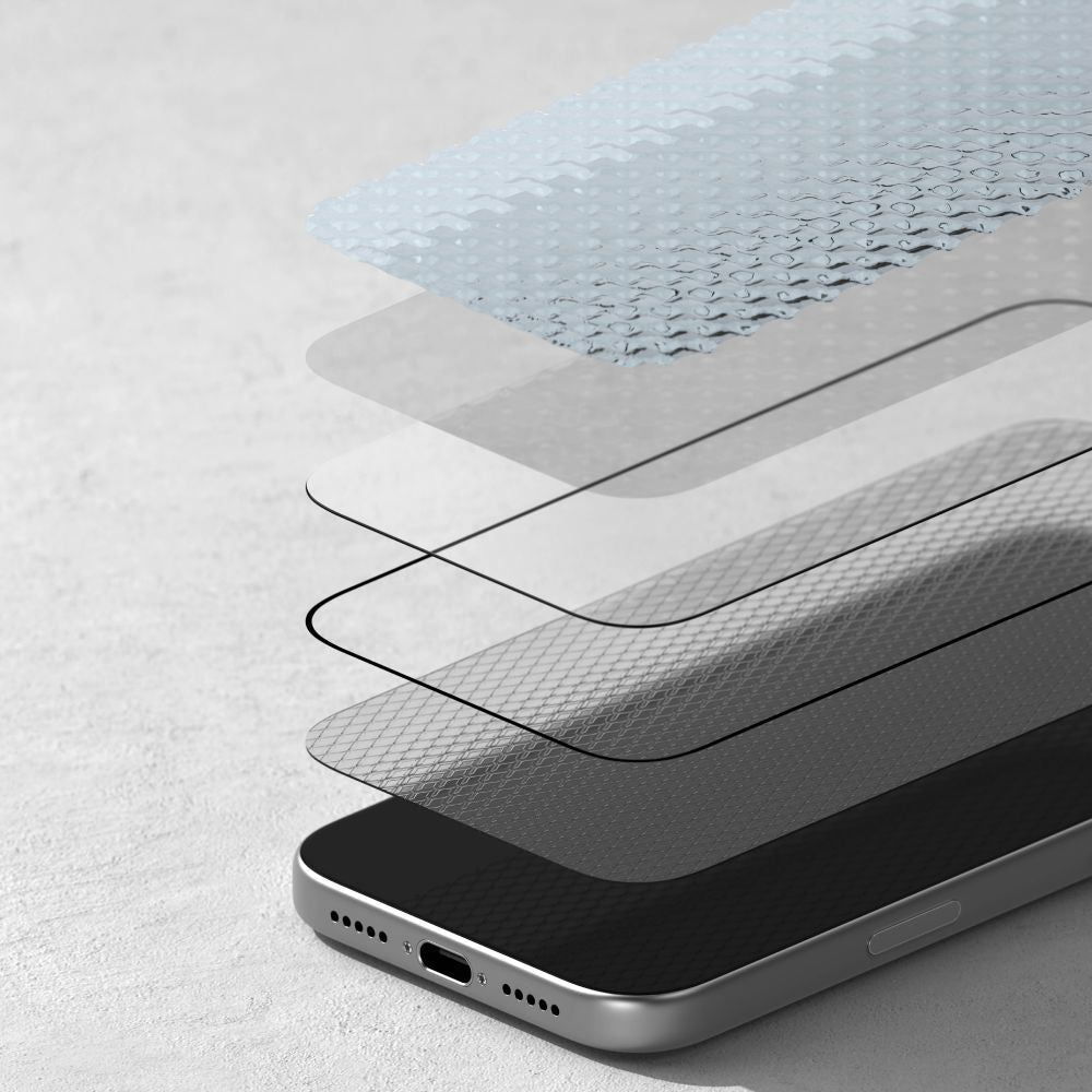 Ringke iPhone 17 Pro Max - Αντιχαρακτικό Γυαλί Οθόνης Αντιανακλαστική Επίστρωση - Easy Slide Anti - Reflective - Black