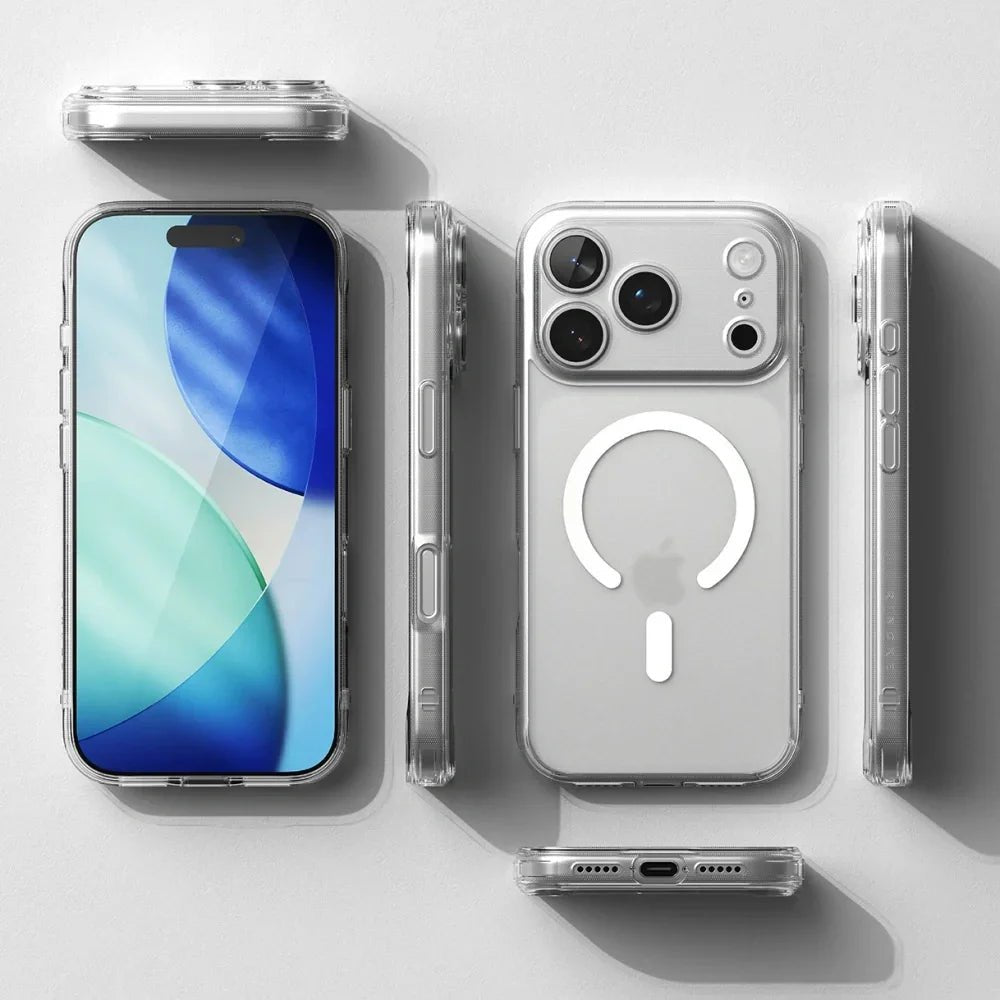 Ringke iPhone 17 Pro Max - Fusion Magnetic - Σκληρή Θήκη με Πλαίσιο Σιλικόνης και MagSafe - Matte Clear