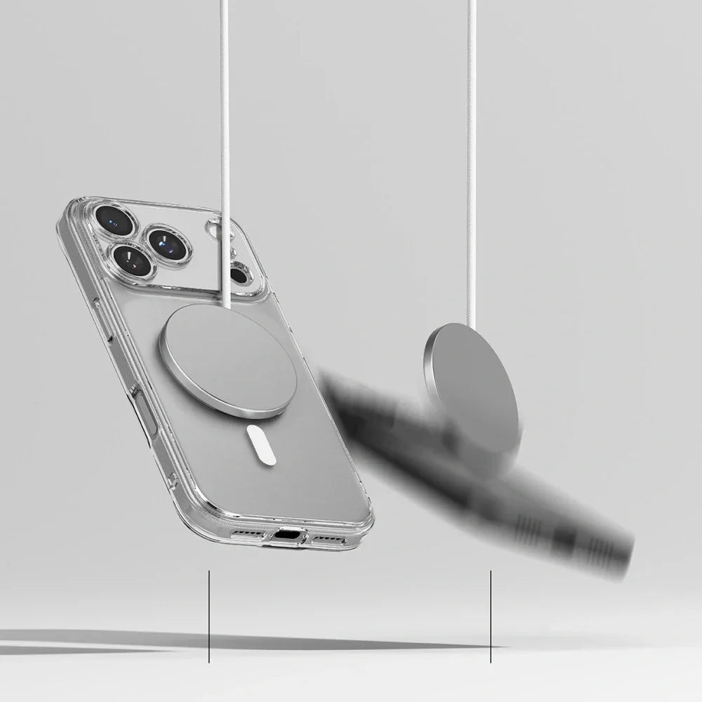 Ringke iPhone 17 Pro Max - Fusion Magnetic - Σκληρή Θήκη με Πλαίσιο Σιλικόνης και MagSafe - Matte Clear