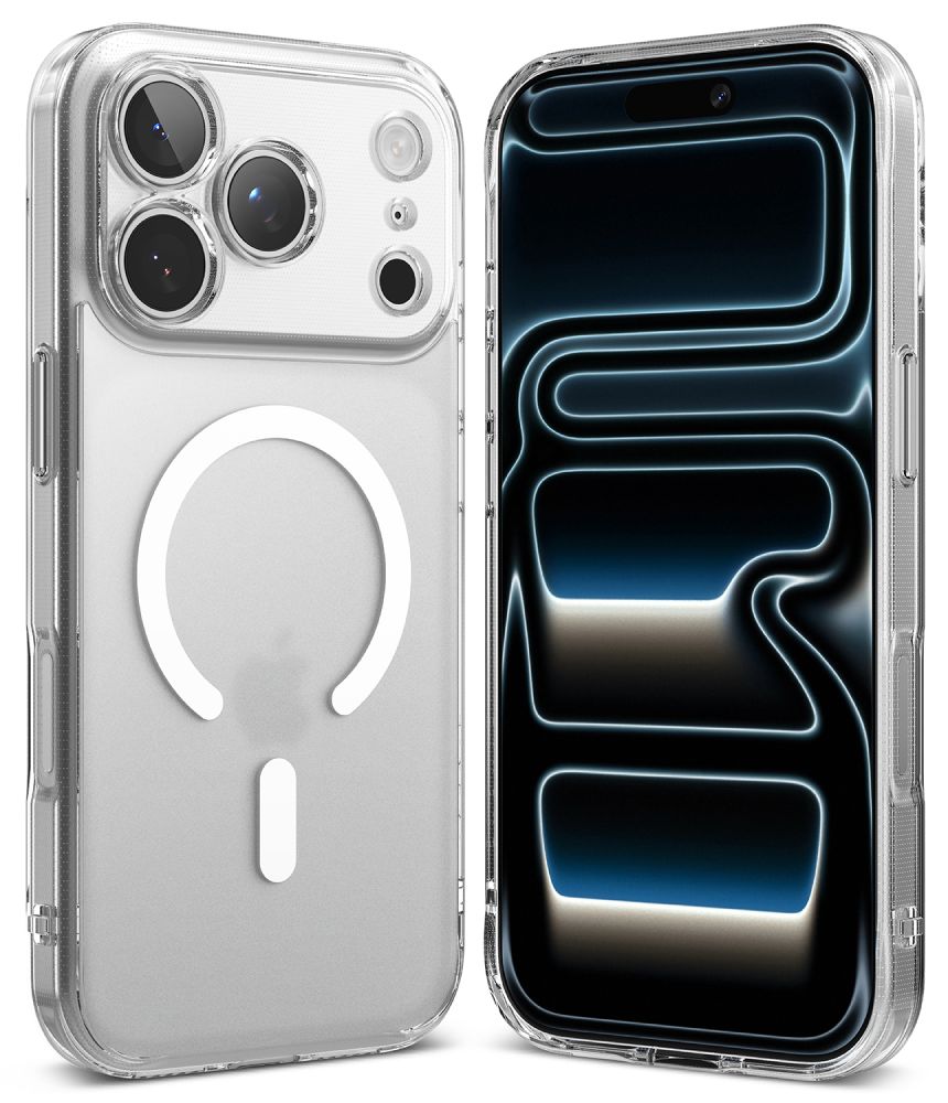 Ringke iPhone 18 Pro / iPhone 17 Pro - Σκληρή Θήκη με Πλαίσιο Σιλικόνης MagSafe - Fusion Magnetic - Matte Clear