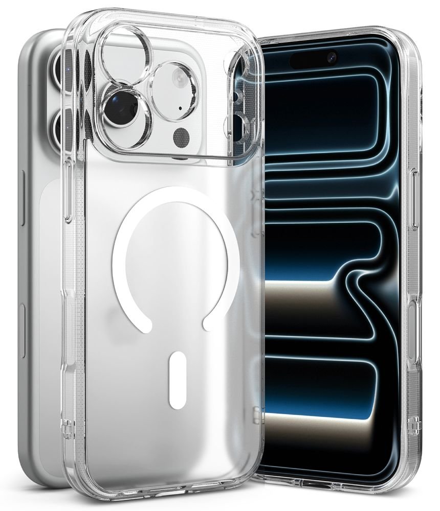 Ringke iPhone 18 Pro / iPhone 17 Pro - Σκληρή Θήκη με Πλαίσιο Σιλικόνης MagSafe - Fusion Magnetic - Matte Clear