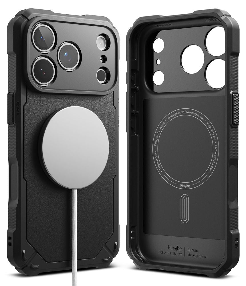 Ringke iPhone 18 Pro / iPhone 17 Pro - Σκληρή Θήκη TPU με MagSafe - Rugged Gear Magnetic - Black