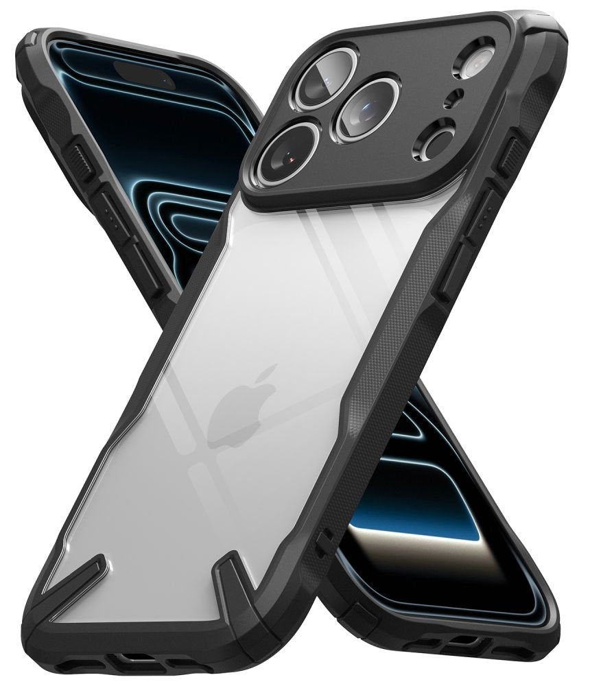 Ringke iPhone 18 Pro Max / iPhone 17 Pro Max - Σκληρή Θήκη με Πλαίσιο Σιλικόνης - Fusion X - Clear / Black