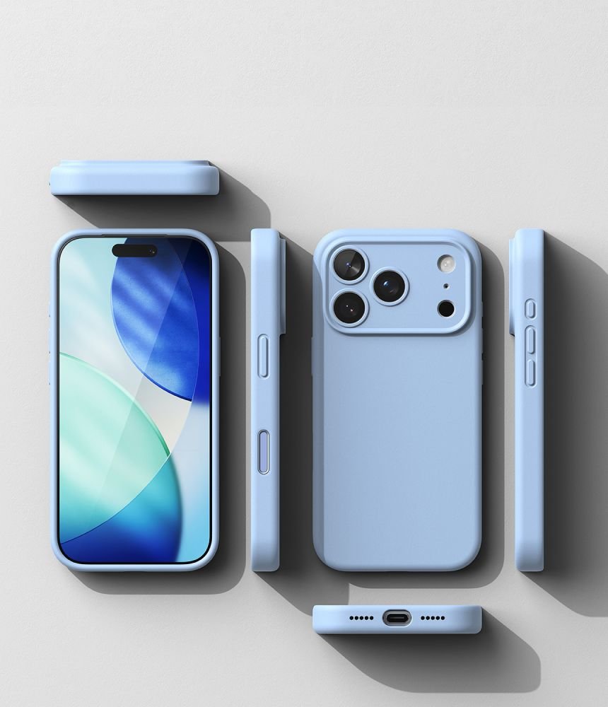 Ringke iPhone 18 Pro - Θήκη Σιλικόνης MagSafe - Silicone Magnetic - Light Blue