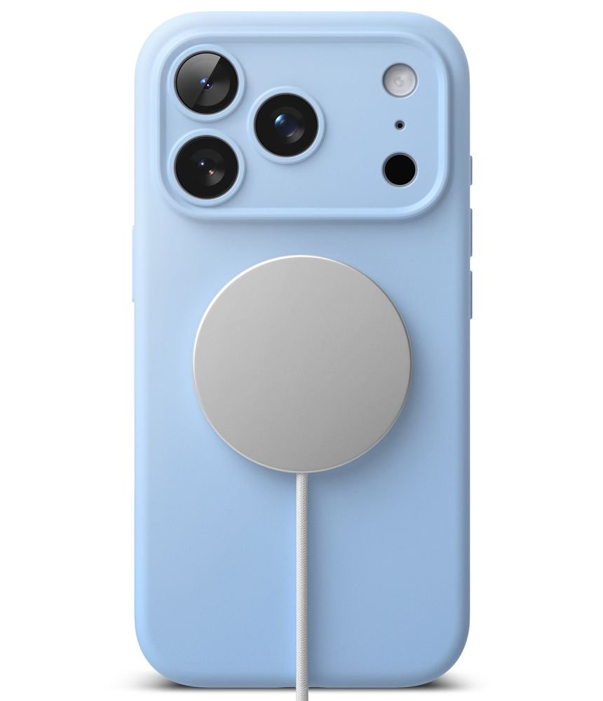 Ringke iPhone 18 Pro - Θήκη Σιλικόνης MagSafe - Silicone Magnetic - Light Blue