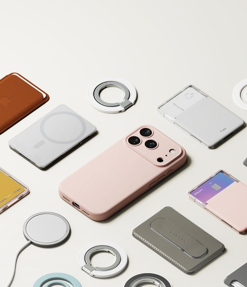 Ringke iPhone 18 Pro - Θήκη Σιλικόνης MagSafe - Silicone Magnetic - Pink Sand