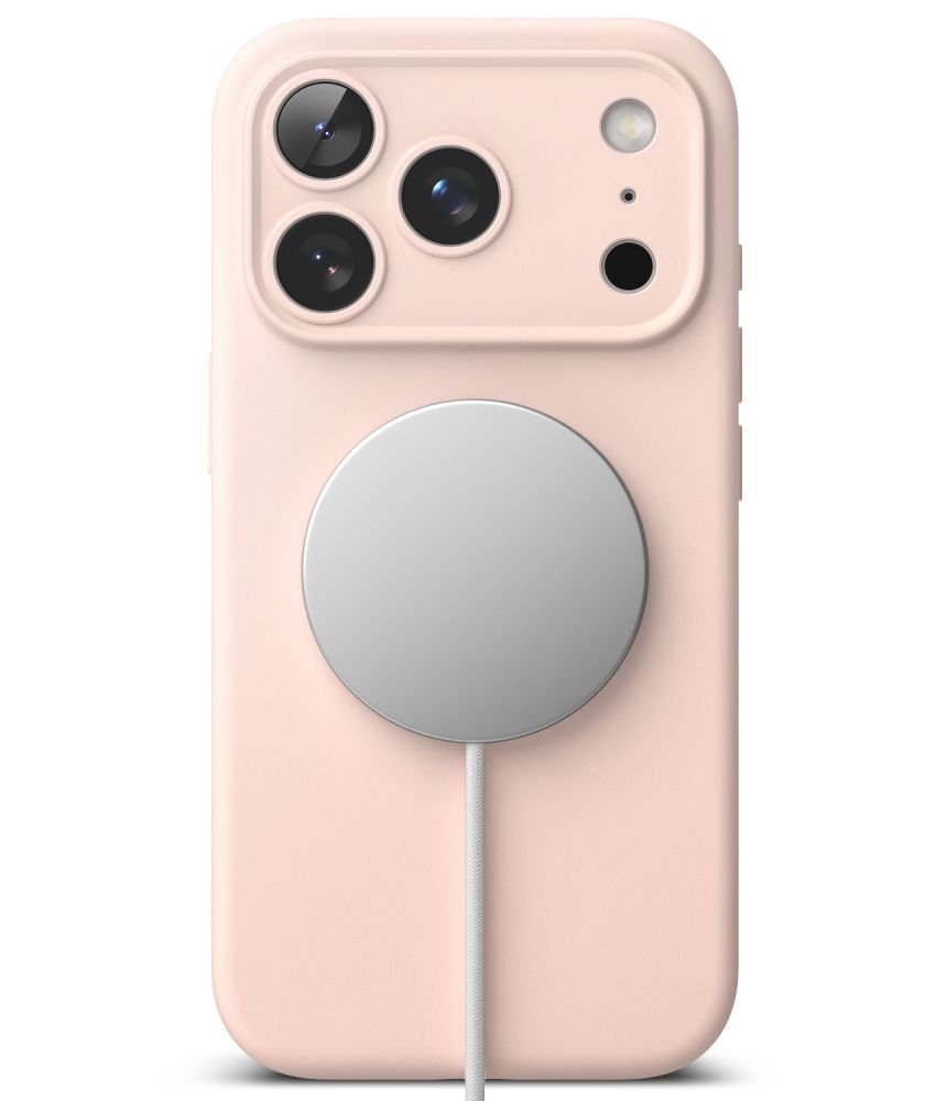 Ringke iPhone 18 Pro - Θήκη Σιλικόνης MagSafe - Silicone Magnetic - Pink Sand