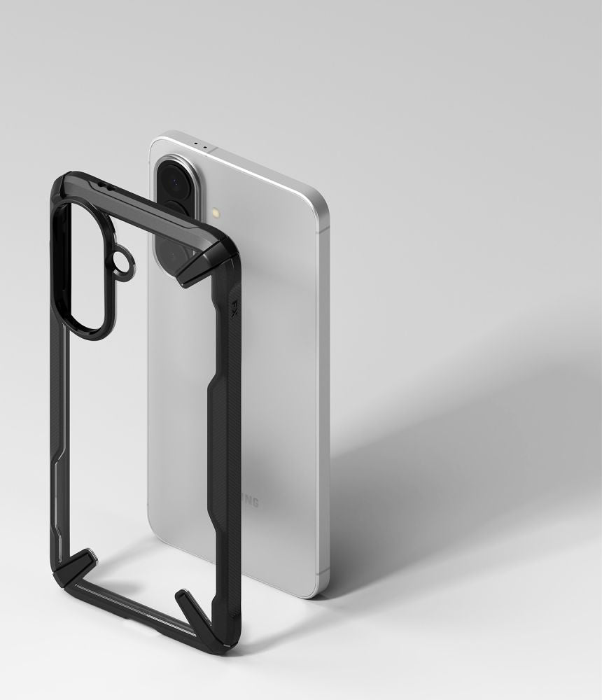 Ringke Samsung Galaxy A57 5G - Σκληρή Θήκη με Πλαίσιο Σιλικόνης - Fusion X - Διάφανη / Black