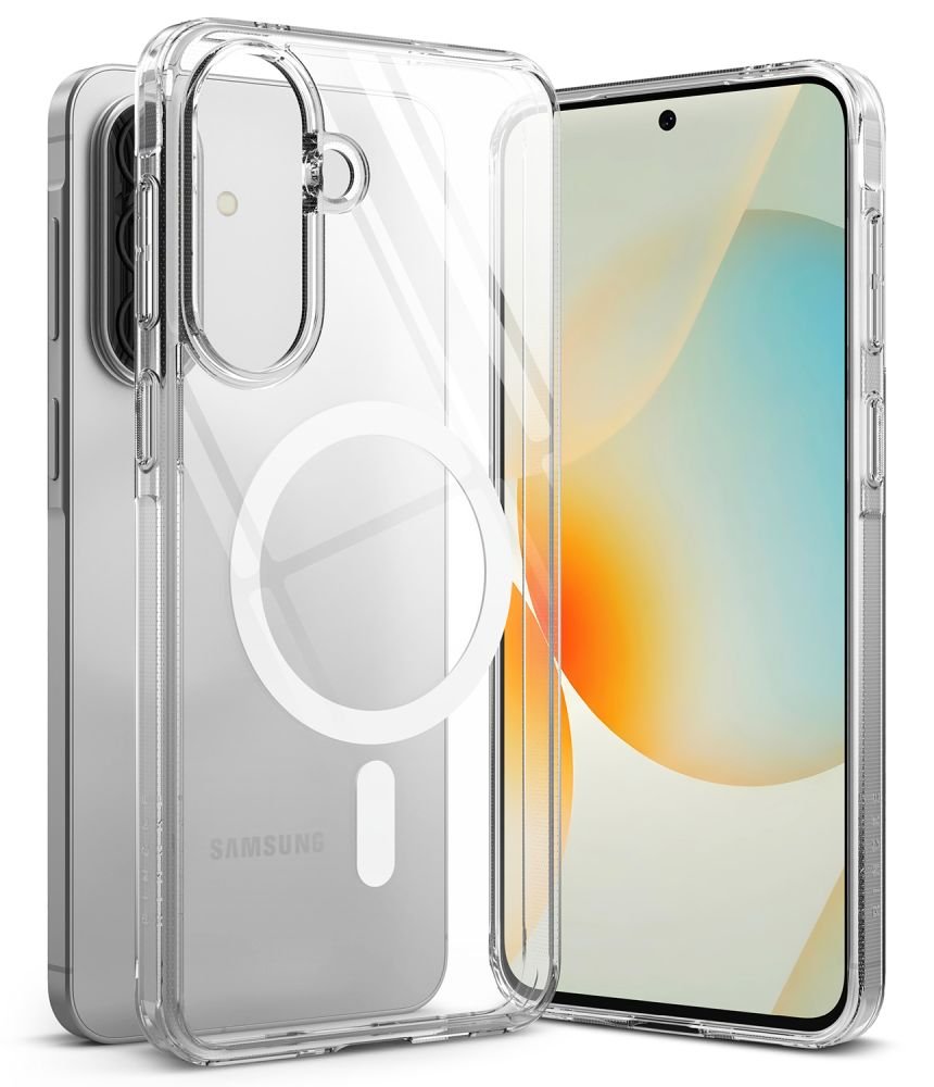 Ringke Samsung Galaxy A57 5G - Σκληρή Θήκη με Πλαίσιο Σιλικόνης και MagSafe - Fusion Magnetic - Clear
