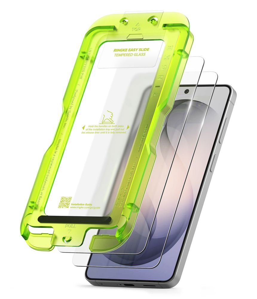 Ringke Samsung Galaxy S26 - Case Friendly Αντιχαρακτικό Γυαλί Οθόνης - 2 Τεμάχια - Easy Slide - Clear