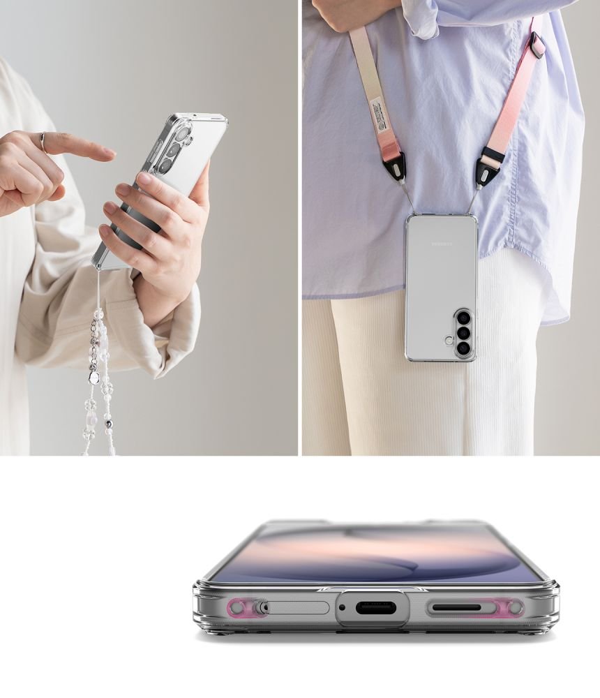 Ringke Samsung Galaxy S26 Plus - Σκληρή Θήκη με Πλαίσιο Σιλικόνης - Fusion - Clear
