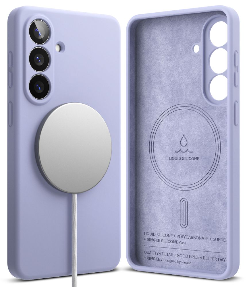 Ringke Samsung Galaxy S26 Plus - Σκληρή Θήκη Σιλικόνης με MagSafe - Silicone Magnetic MagSafe - Lavender