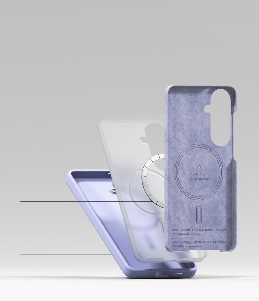 Ringke Samsung Galaxy S26 Plus - Σκληρή Θήκη Σιλικόνης με MagSafe - Silicone Magnetic MagSafe - Lavender