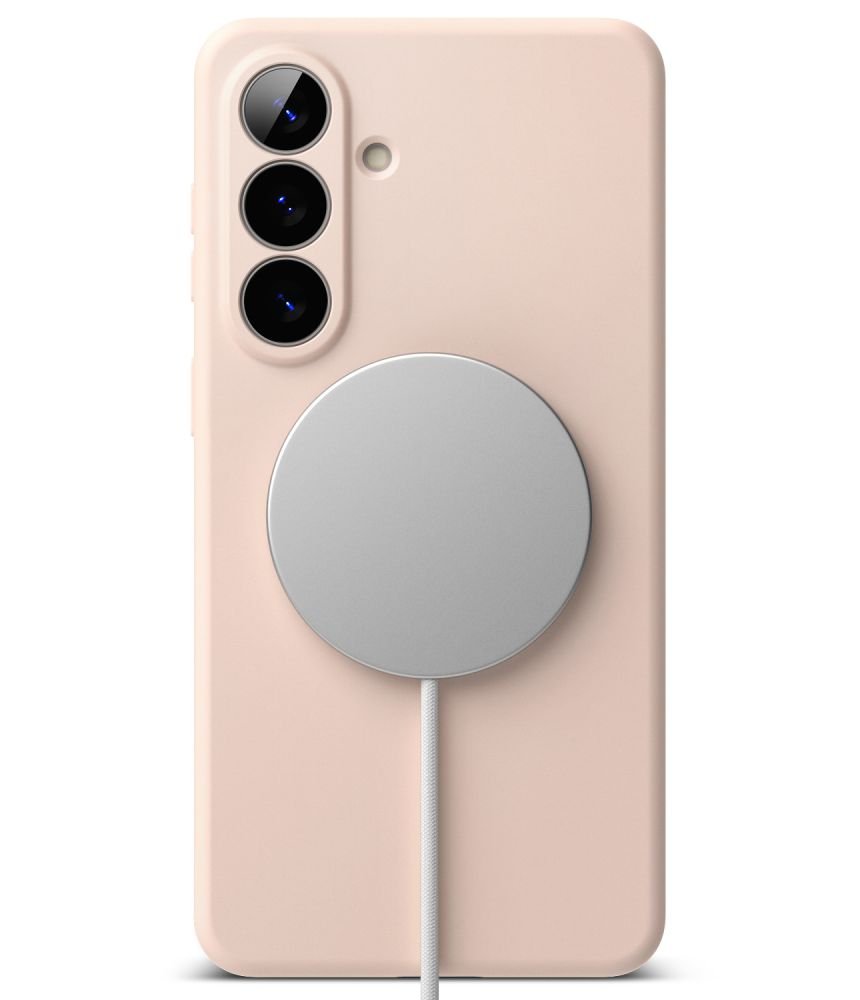 Ringke Samsung Galaxy S26 Plus - Σκληρή Θήκη Σιλικόνης με MagSafe - Silicone Magnetic MagSafe - Pink Sand
