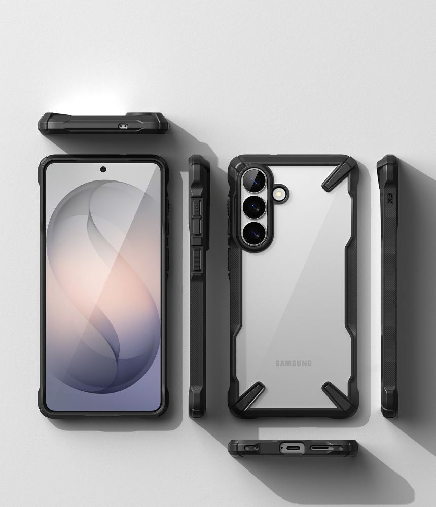 Ringke Samsung Galaxy S26 - Σκληρή Θήκη με Πλαίσιο Σιλικόνης - Fusion X - Διάφανη / Black