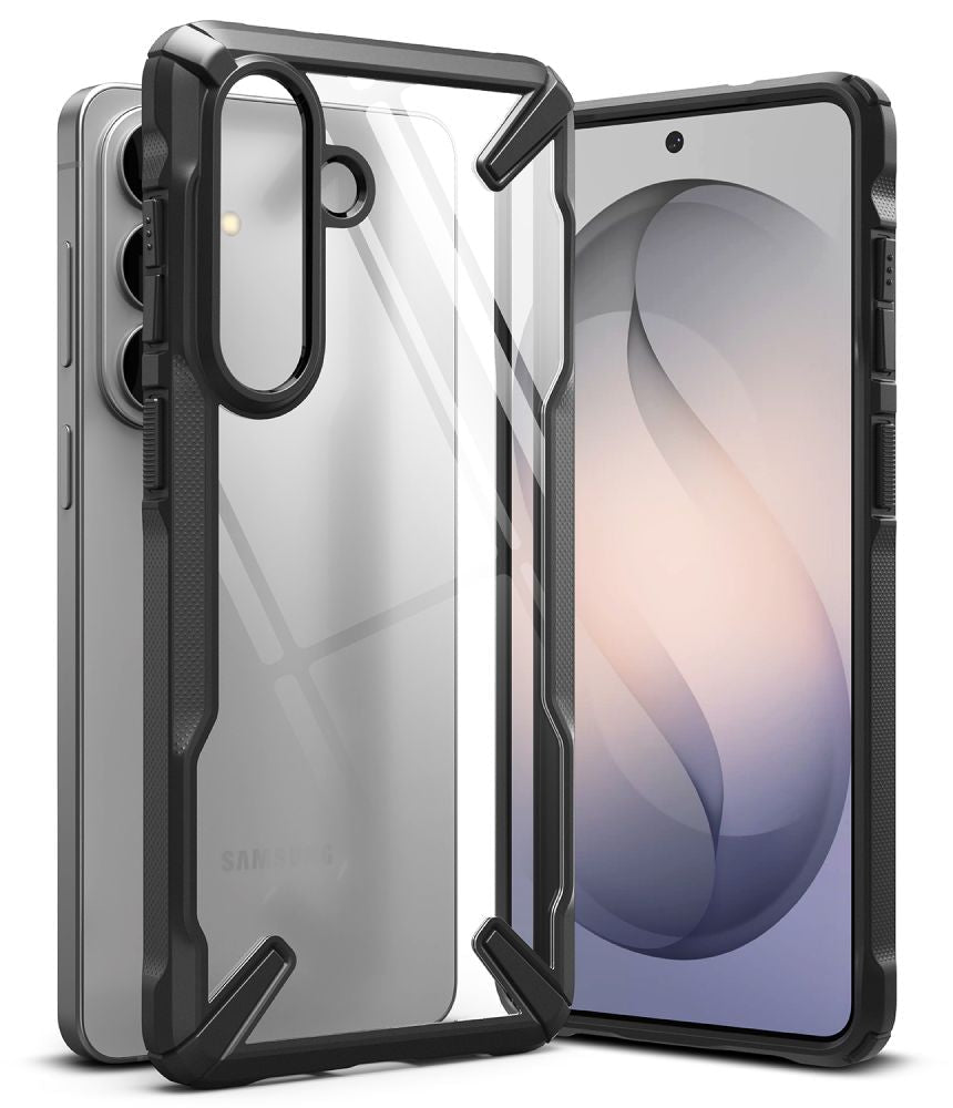 Ringke Samsung Galaxy S26 - Σκληρή Θήκη με Πλαίσιο Σιλικόνης - Fusion X - Διάφανη / Black