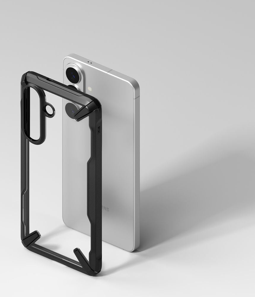 Ringke Samsung Galaxy S26 - Σκληρή Θήκη με Πλαίσιο Σιλικόνης - Fusion X - Διάφανη / Black