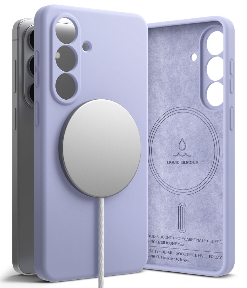 Ringke Samsung Galaxy S26 - Σκληρή Θήκη Σιλικόνης με MagSafe - Silicone Magnetic MagSafe - Lavender