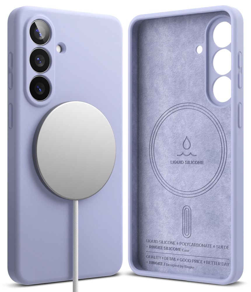 Ringke Samsung Galaxy S26 - Σκληρή Θήκη Σιλικόνης με MagSafe - Silicone Magnetic MagSafe - Lavender