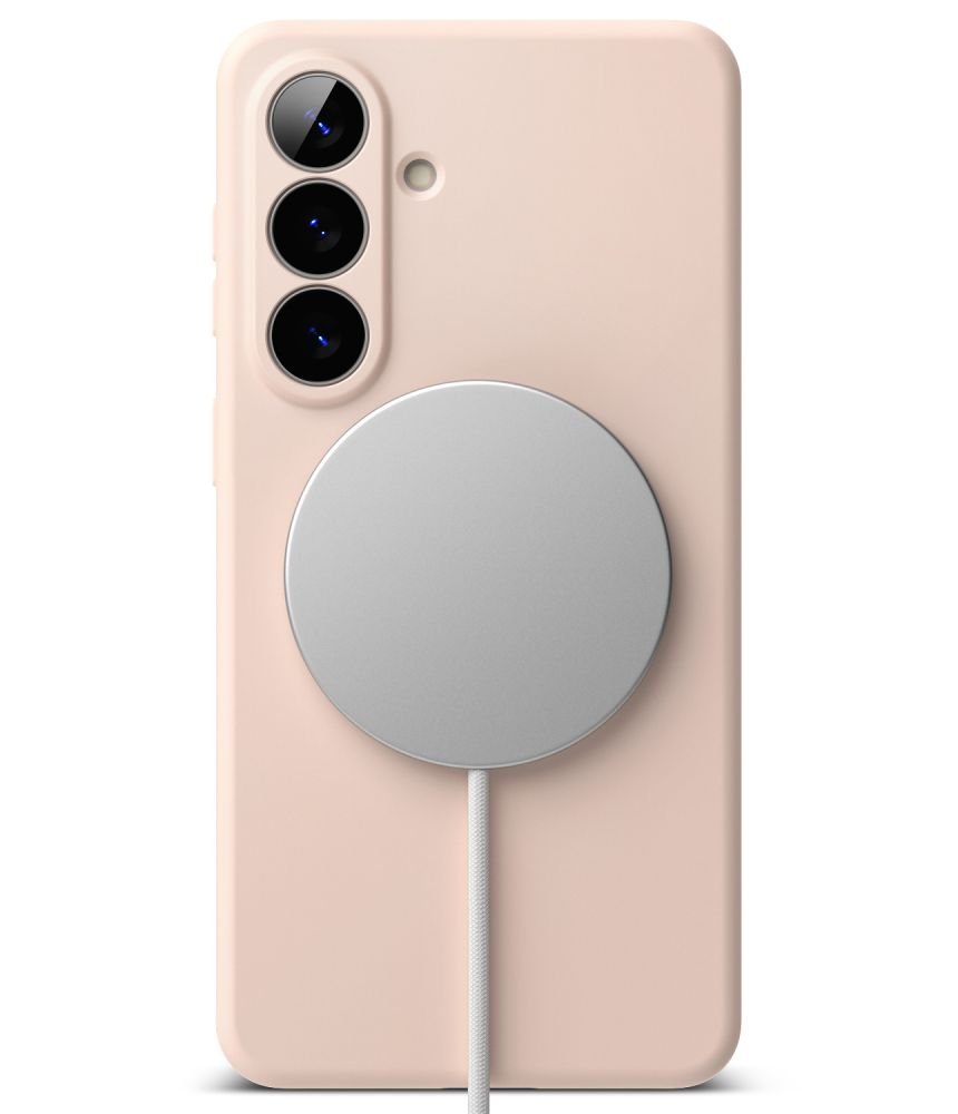 Ringke Samsung Galaxy S26 - Σκληρή Θήκη Σιλικόνης με MagSafe - Silicone Magnetic MagSafe - Pink Sand