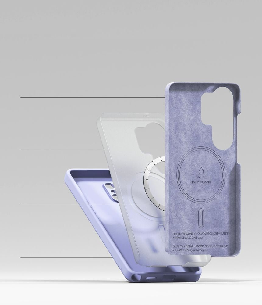 Ringke Samsung Galaxy S26 Ultra - Σκληρή Θήκη Σιλικόνης με MagSafe - Silicone Magnetic MagSafe - Lavender