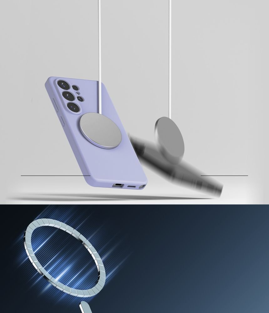 Ringke Samsung Galaxy S26 Ultra - Σκληρή Θήκη Σιλικόνης με MagSafe - Silicone Magnetic MagSafe - Lavender