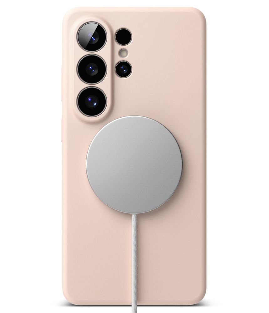 Ringke Samsung Galaxy S26 Ultra - Σκληρή Θήκη Σιλικόνης με MagSafe - Silicone Magnetic MagSafe - Pink Sand