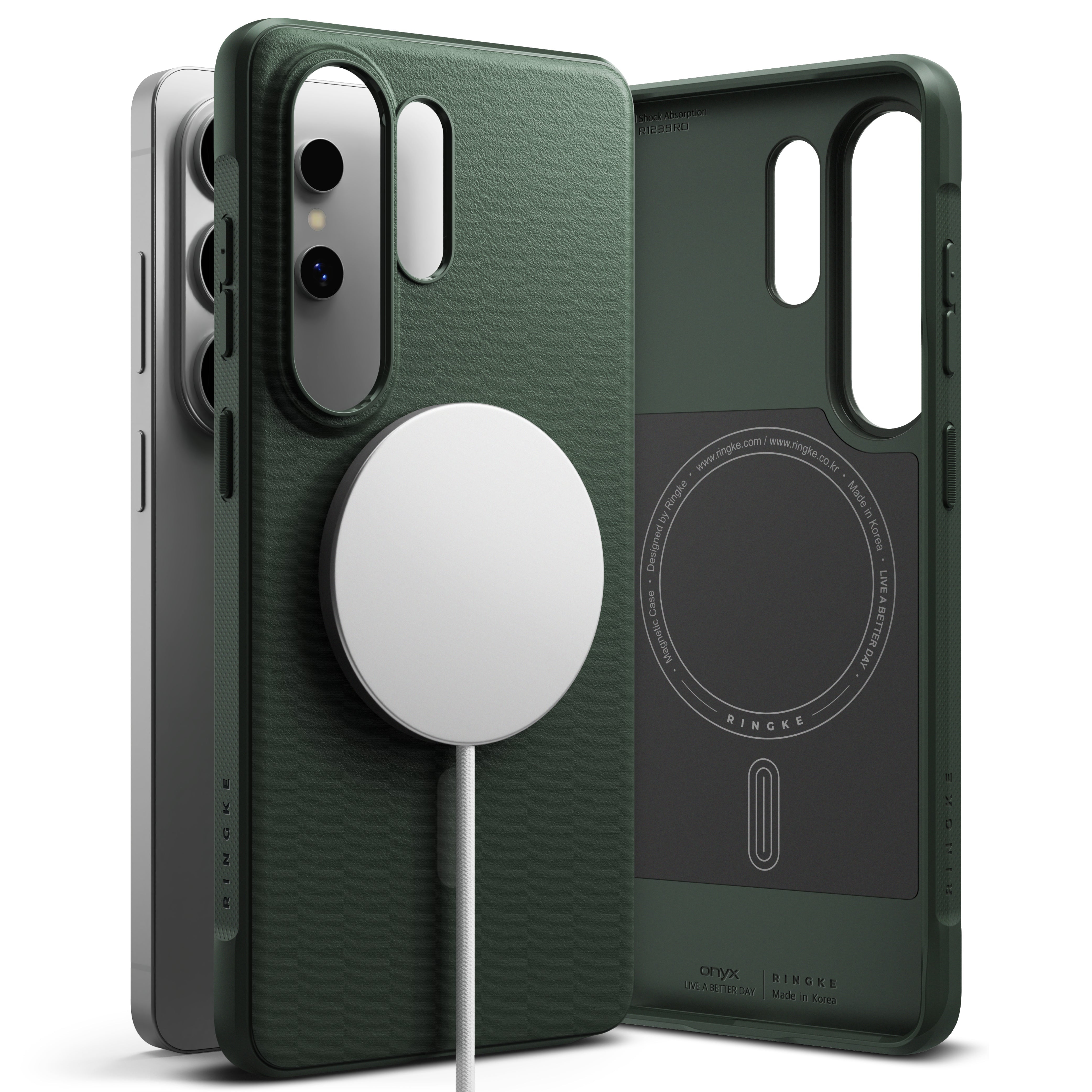 Ringke Samsung Galaxy S26 Ultra - Θήκη Σιλικόνης - Onyx MagSafe - Dark Green