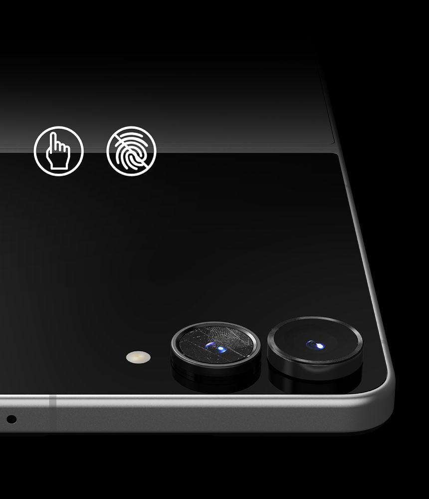 Ringke Samsung Galaxy Z Flip8 - Αντιχαρακτικό Γυαλί για την Κάμερα - Camera Frame - 2 Τεμάχια - Black