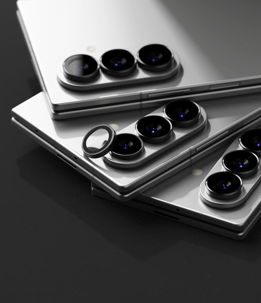 Ringke Samsung Galaxy Z Fold7 / Z Fold8 Ultra - Αντιχαρακτικό Γυαλί για την Κάμερα - Camera Frame - 2 Τεμάχια - Black