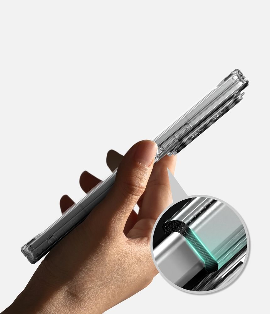 Ringke Samsung Galaxy Z Fold8 Ultra - Σκληρή Θήκη με Πλαίσιο Σιλικόνης - Fusion - Clear