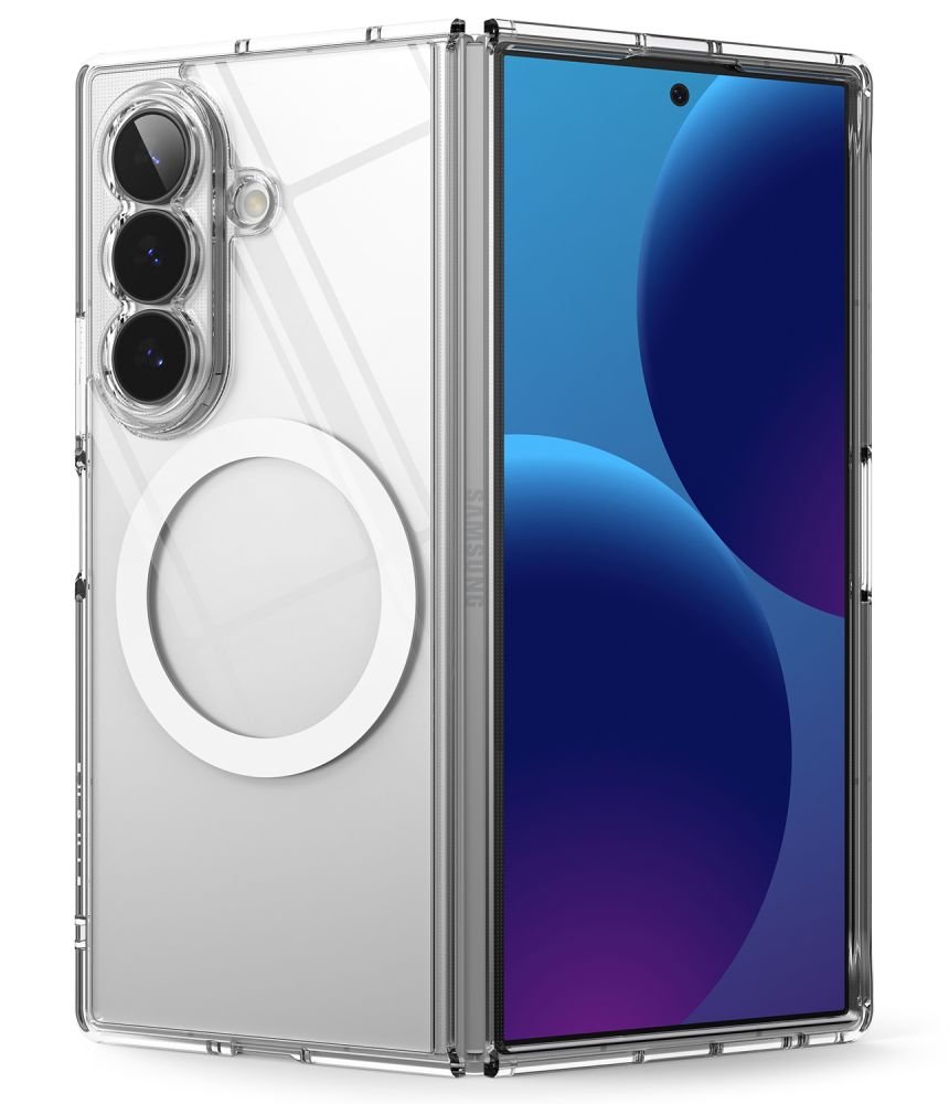 Ringke Samsung Galaxy Z Fold8 Ultra - Σκληρή Θήκη με Πλαίσιο Σιλικόνης και MagSafe - Fusion Magnetic - Clear
