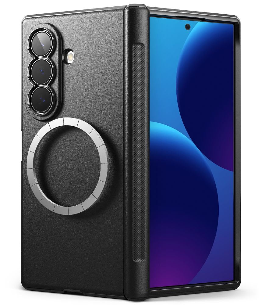 Ringke Samsung Galaxy Z Fold8 Ultra - Σκληρή Θήκη με Πλαίσιο Σιλικόνης και MagSafe - Onyx Flap Magnetic - Black