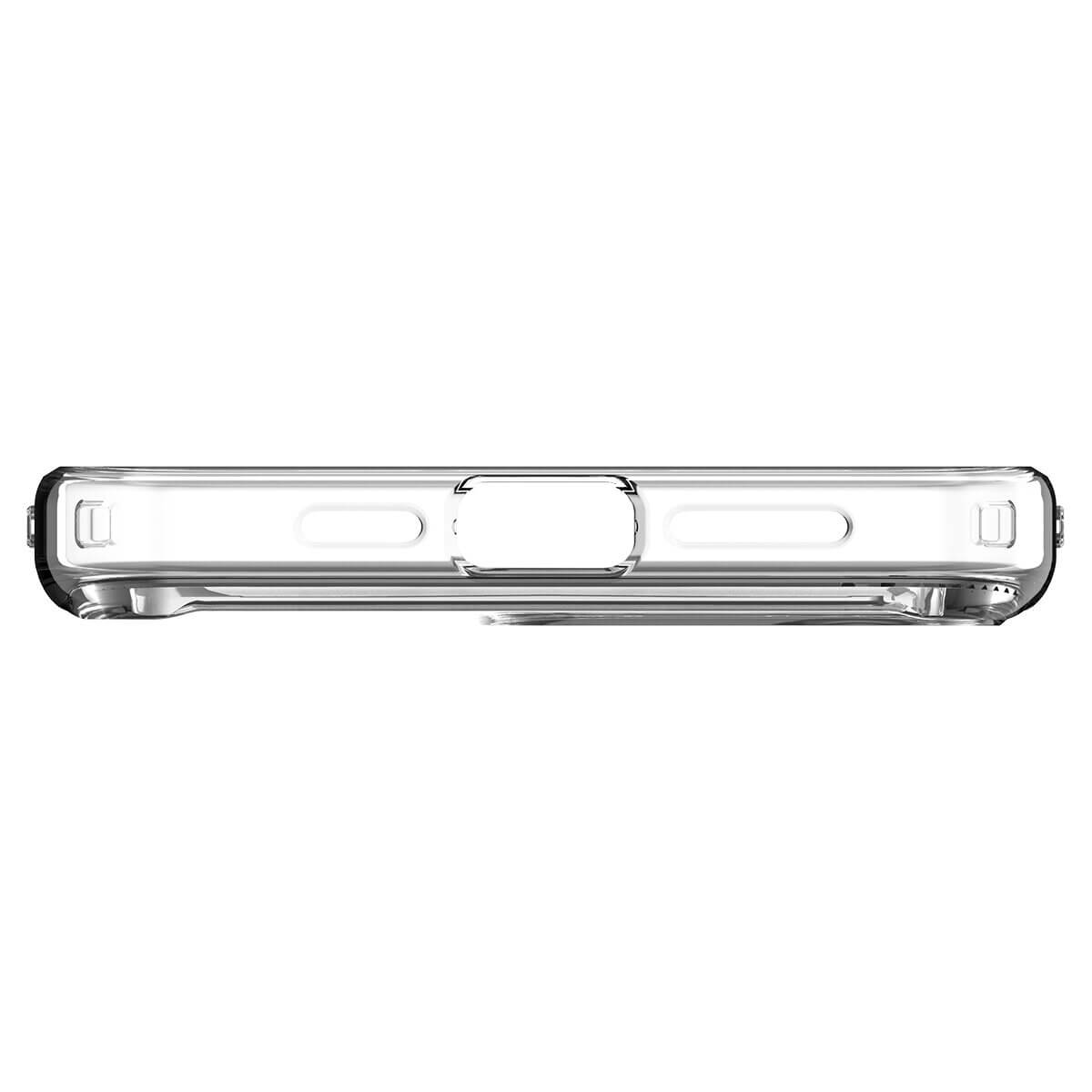 Spigen iPhone 15 Pro Ultra Hybrid S MagSafe Σκληρή Θήκη με Πλαίσιο Σιλικόνης και Stand - Crystal Clear