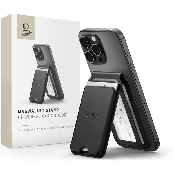 Tech - Protect MagWallet Stand MagSafe - Universal Μαγνητική Θήκη Καρτών / Σταντ - Black