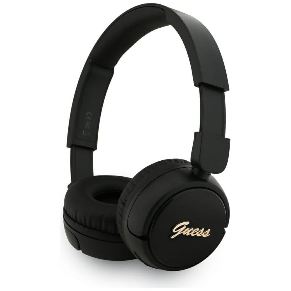Guess Over - Ear Metal Logo Script - Ασύρματα Bluetooth Ακουστικά - Black